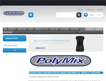 Tablet Screenshot of polymix-dj.com